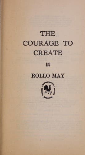 Tapa de The courage to create