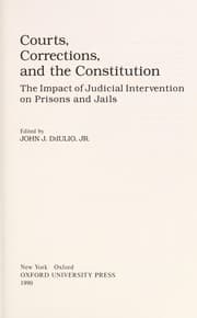 Tapa de Courts, corrections, and the Constitution