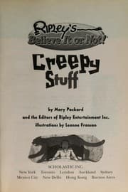 Tapa de Creepy stuff