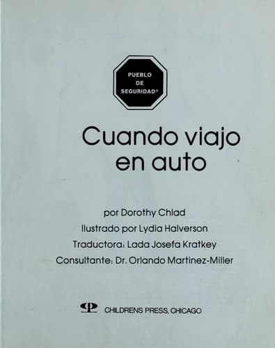 Tapa de Cuando viajo en auto