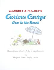 Tapa de Margret & H.A. Rey's Curious George goes to the beach