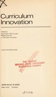 Tapa de Curriculum innovation
