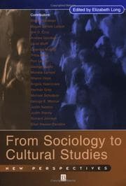 Tapa de From Sociology to Cultural Studies