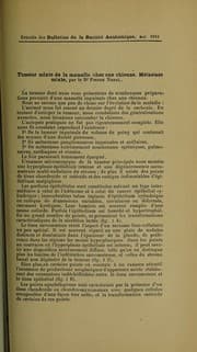Tapa de Tumeur mixte de la mamelle chez une chienne