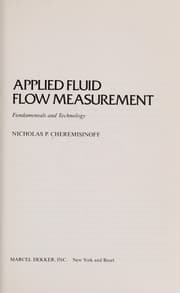 Tapa de Applied fluid flow measurement