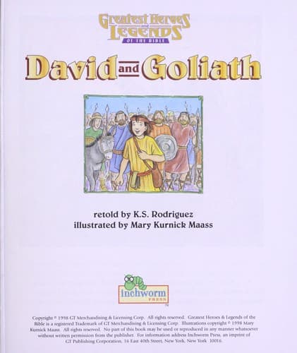 Tapa de David and Goliath
