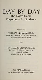 Tapa de Day by day : the Notre Dame prayerbook for students