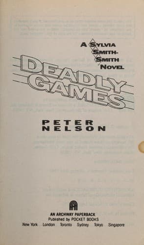 Tapa de Deadly games : a Sylvia Smith-Smith novel
