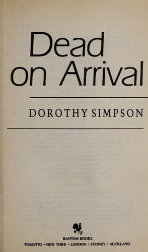 Tapa de Dead on arrival