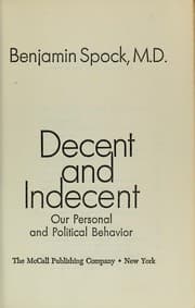 Tapa de Decent and Indecent, Our Personal and Political Behaviour