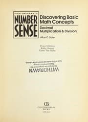 Tapa de Contemporary's Number sense : discovering basic math concepts