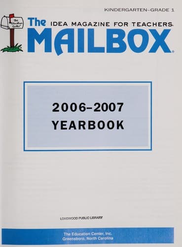 Tapa de The Mailbox 2006-2007 Yearbook