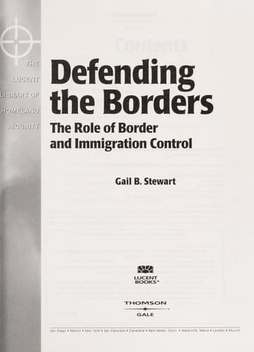 Tapa de Defending the borders