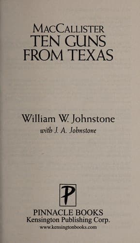 Tapa de Ten guns from Texas