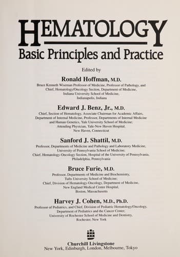 Tapa de Hematology