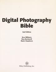 Tapa de Digital photography bible