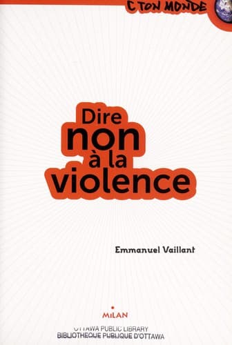 Tapa de Dire non à la violence
