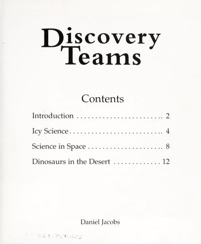 Tapa de Discovery teams