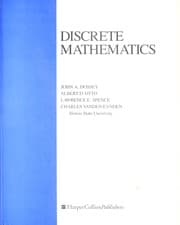 Tapa de Discrete mathematics