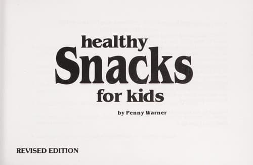 Tapa de Healthy Snacks for Kids