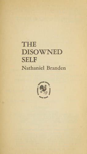 Tapa de The disowned self
