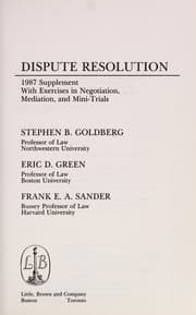 Tapa de Dispute resolution