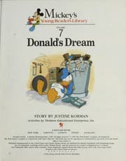 Tapa de Donald's Dream (Mickey's Young Readers Library Volume 7)