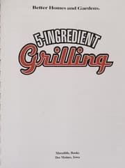 Tapa de Better homes and gardens 5-ingredient grilling