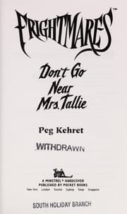 Tapa de Don't Go Near Mrs Tallie