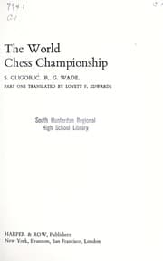 Tapa de The world chess championship