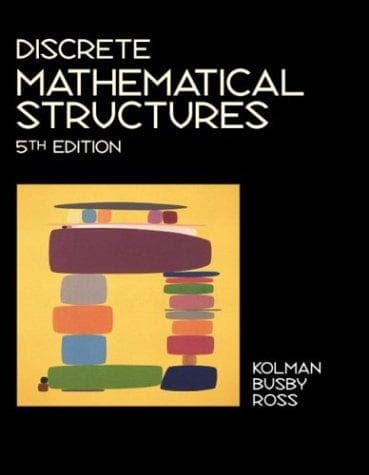 Tapa de Discrete Mathematical Structures, Fifth Edition