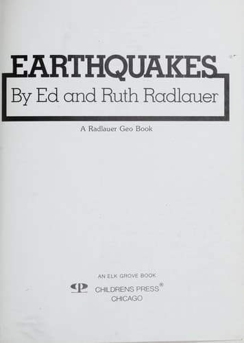 Tapa de Earthquakes