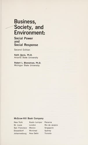 Tapa de Business, society, and environment