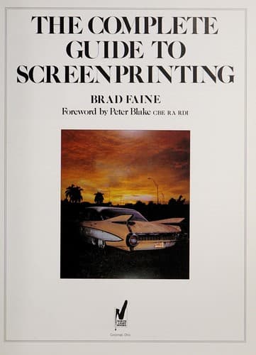 Tapa de The complete guide to screen printing