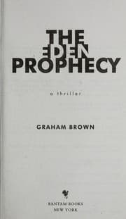 Tapa de The Eden prophecy