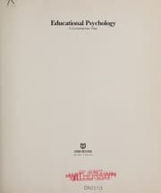 Tapa de Educational psychology: a contemporary view