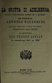 Tapa de La grotta di Adelberga