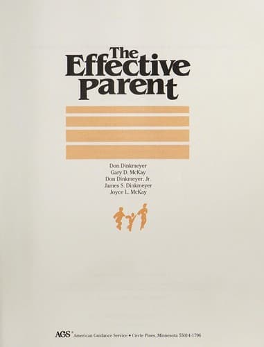 Tapa de The Effective parent