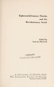 Tapa de Eighteenth-century Florida and the Revolutionary South