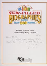 Tapa de The kids' fun-filled biographies