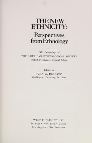 Tapa de The New ethnicity