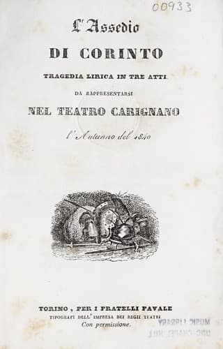 Tapa de L'assedio di Corinto