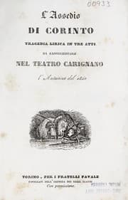 Tapa de L'assedio di Corinto