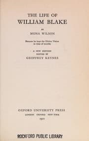 Tapa de The life of William Blake