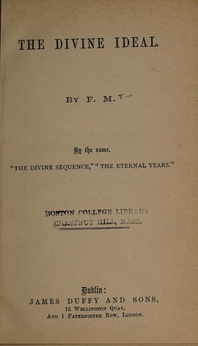 Tapa de The Divine ideal