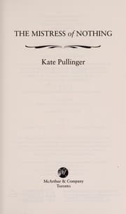 Tapa de The mistress of nothing