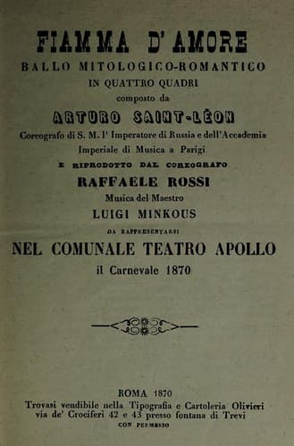 Tapa de Fiamma d'amore