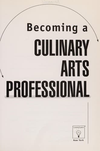 Tapa de Becoming a culinary arts professional