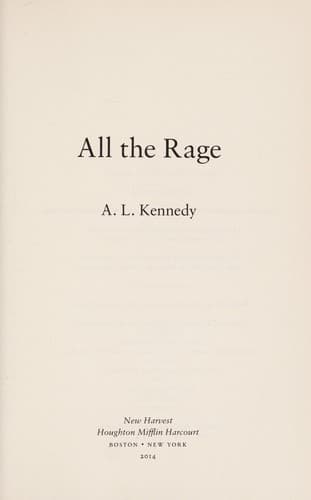 Tapa de All the rage