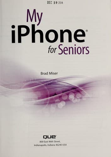 Tapa de My iPhone for seniors